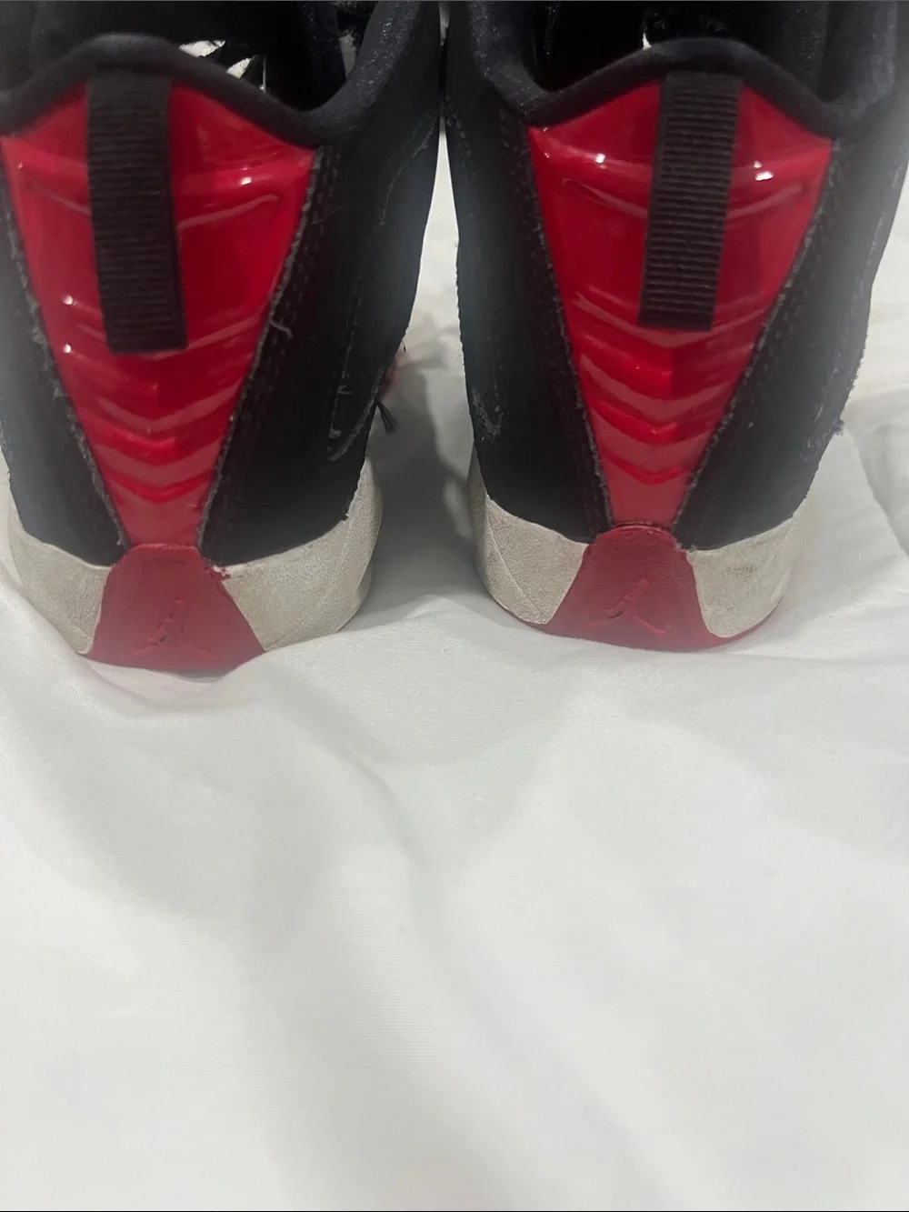 Nike Air Jordon Kids Black and Red Sneakers